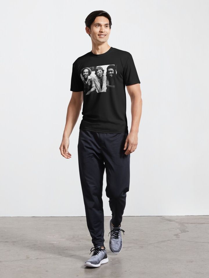 Bob Marley Mick Jagger Peter Tosh Active T-Shirt