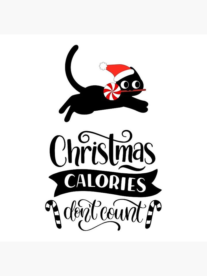 Copy of Christmas Calories Don't Count Poster