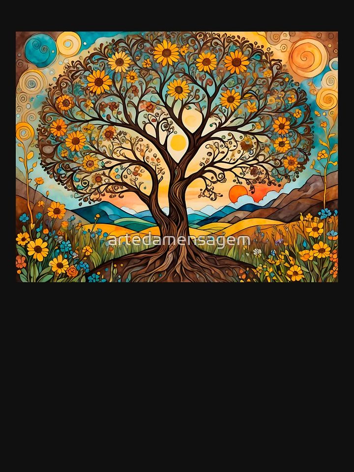 Tree of life in Spring Active T-Shirt