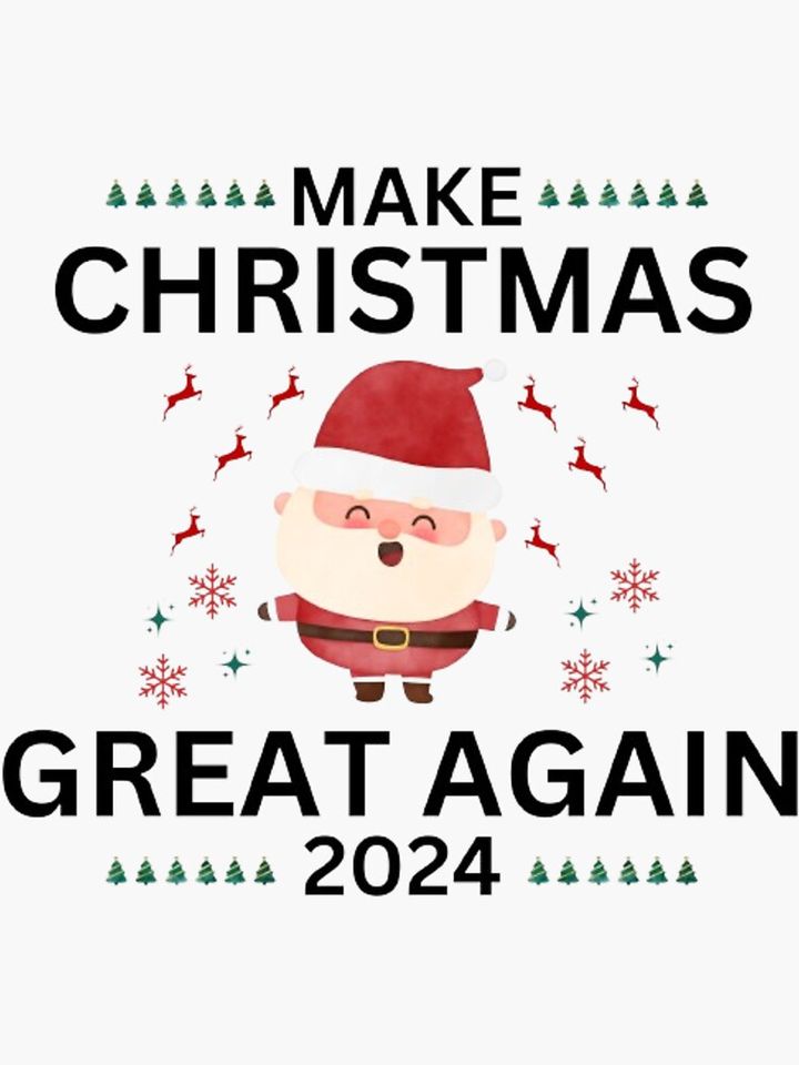 Make Christmas Great Again Sticker
