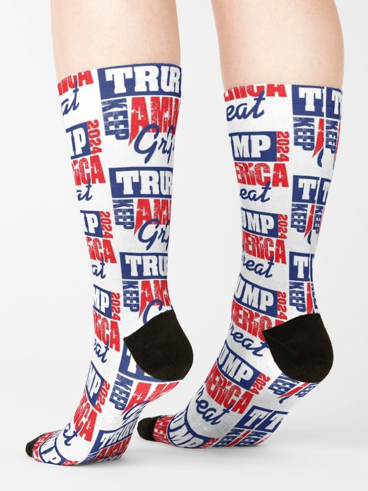 Trump 2024 Keep America Great Socks