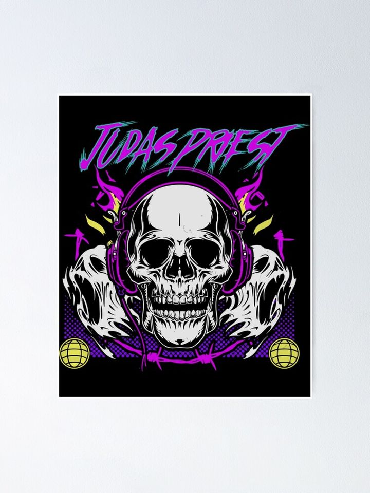 Judas Priest Poster – Classic Heavy Metal Wall Art