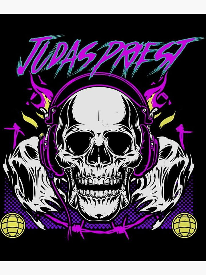 Judas Priest Poster – Classic Heavy Metal Wall Art