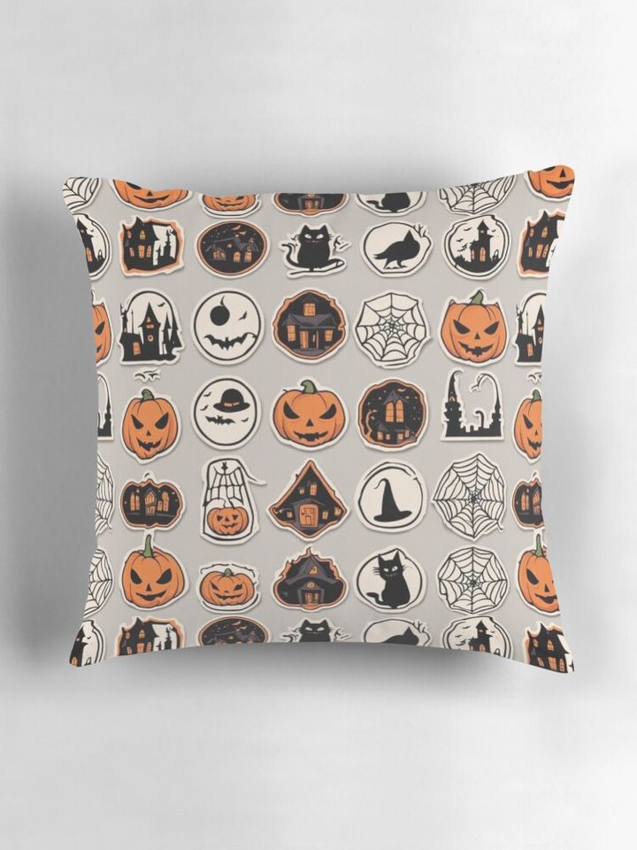 Halloween Pattern Pillow
