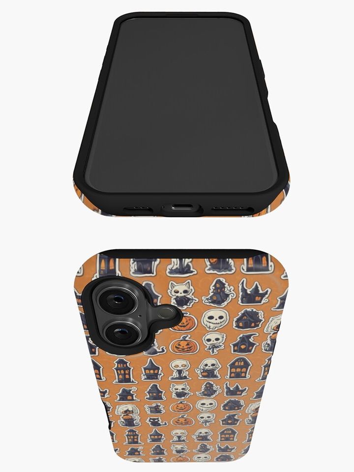 Goofy Halloween Pattern iPhone Case