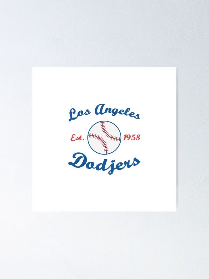 Los Angeles baseball team Poster