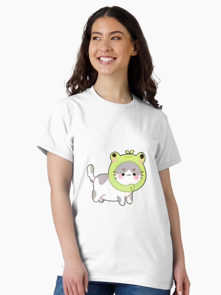 Cat Dressed as a Frog Classic T-Shirt for Men and Women