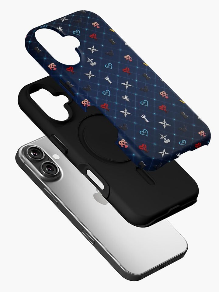 Kingdom Hearts Pattern Ver 2 iPhone Case
