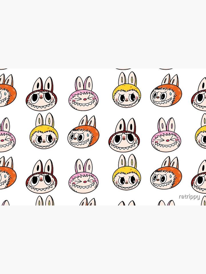 Labubu monster sticker pack Bath Mat, For Bathroom, For Kitchen