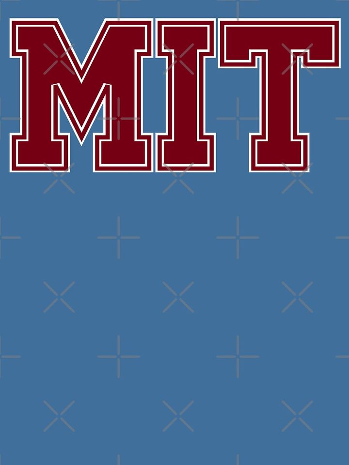 MIT University Classic Design Wht Lightweight Hoodie