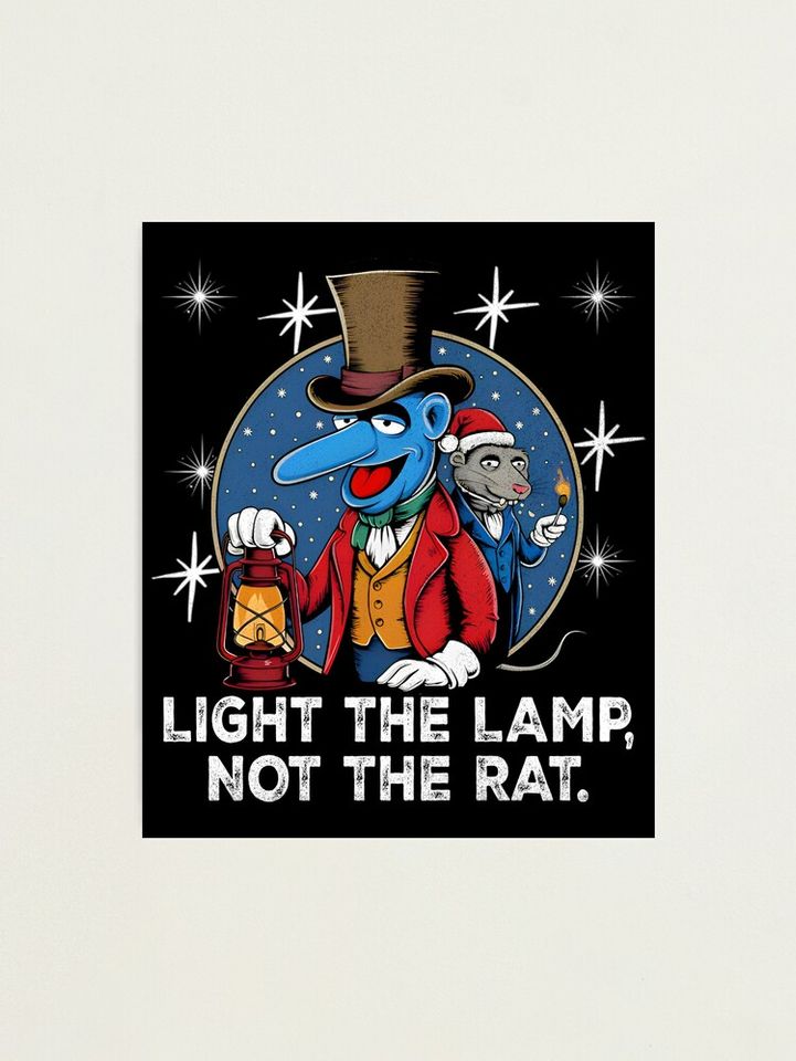 Muppet Christmas Carol Gonzo Rizzo Photographic Print