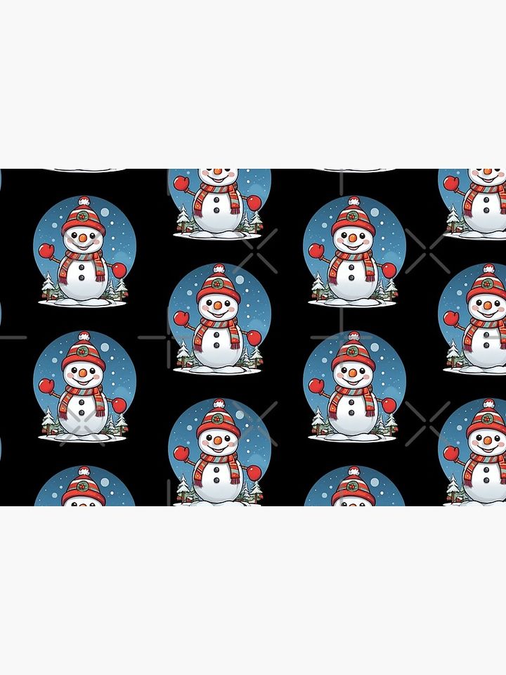 Christmas snowman Bath Mat