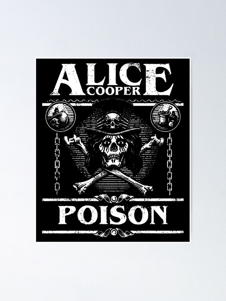 Alice Cooper Poster – Modern Rock Artwork