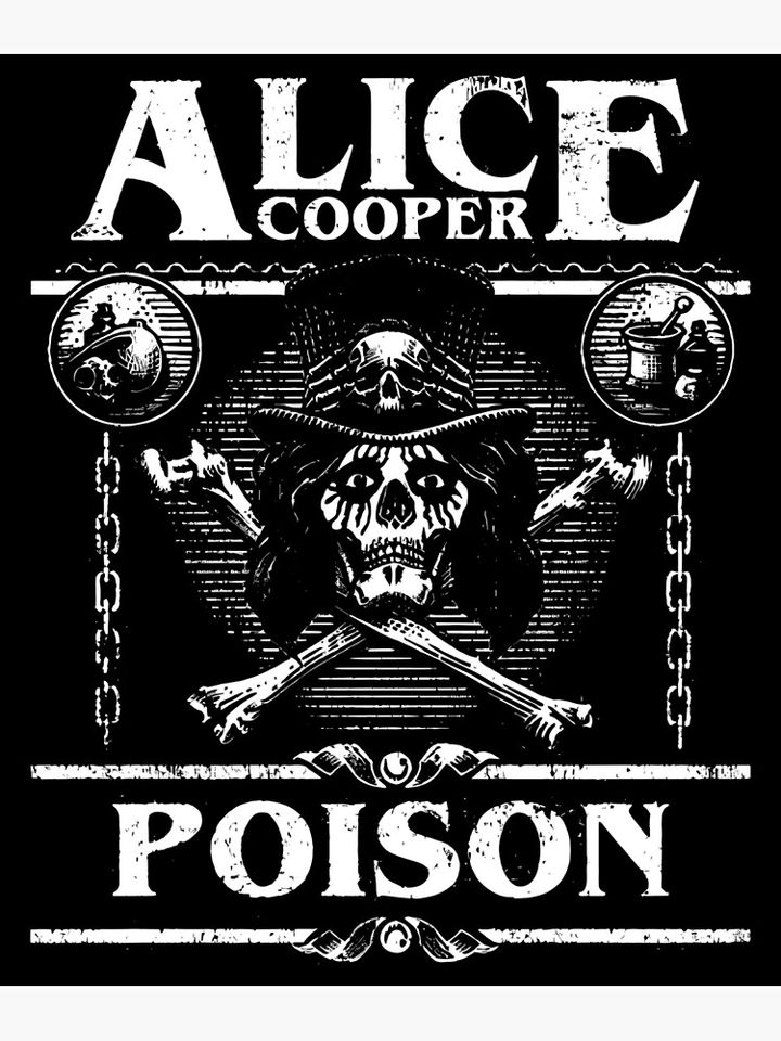 Alice Cooper Poster – Modern Rock Artwork