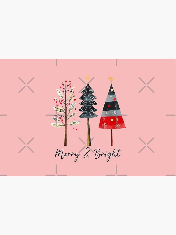 Merry And Bright Bath Mat