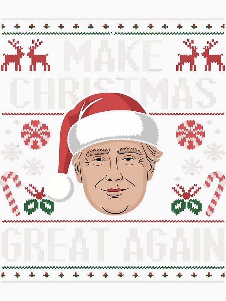 Make Christmas Great Again Sticker