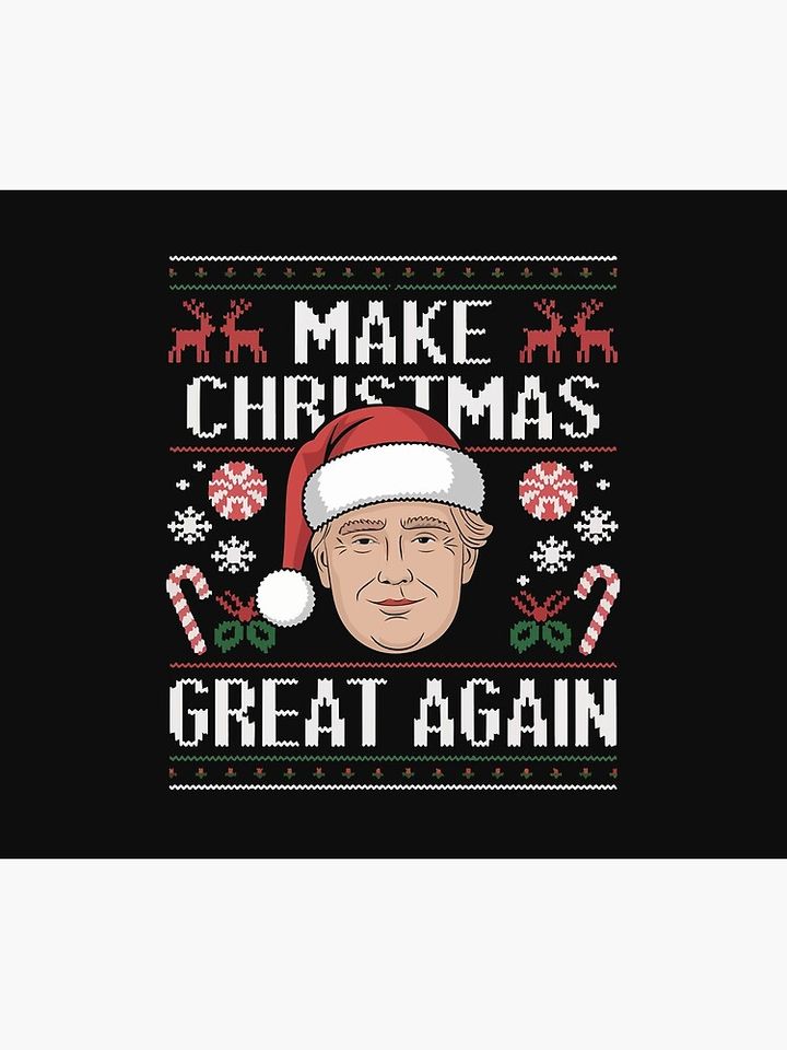 Make Christmas Great Again Throw Blanket