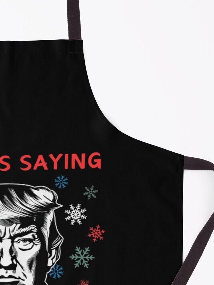 Donald Trump Funny As I Said Merry Christmas 45 Apron