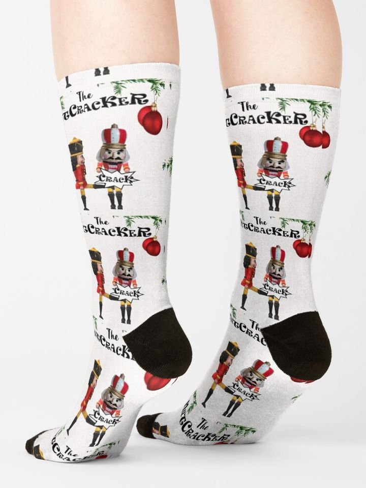 The Nutcracker white or light bg Socks