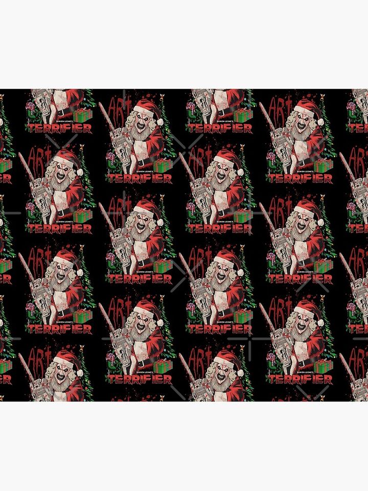 Clown Santa Terrifier 3 Throw Blanket