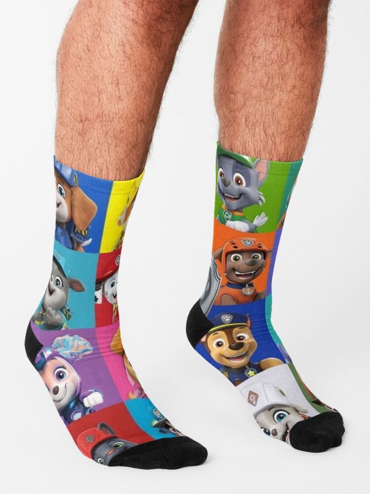 Paw Patrol fanart Socks