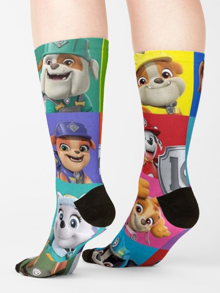 Paw Patrol fanart Socks
