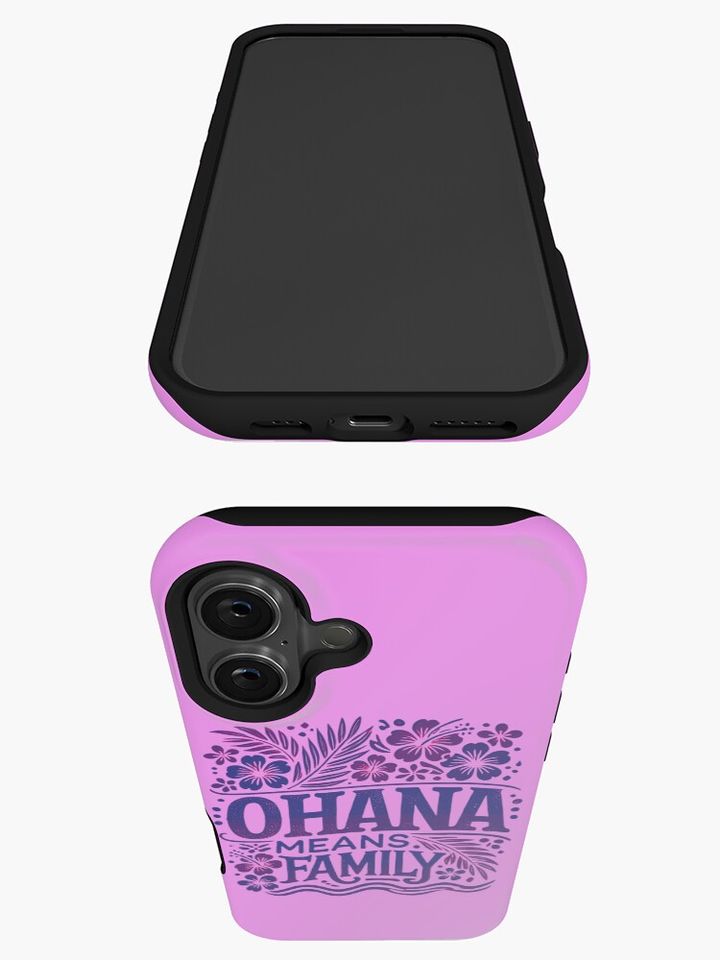 Lilo & Stitch (Ohana means Family) iPhone Case