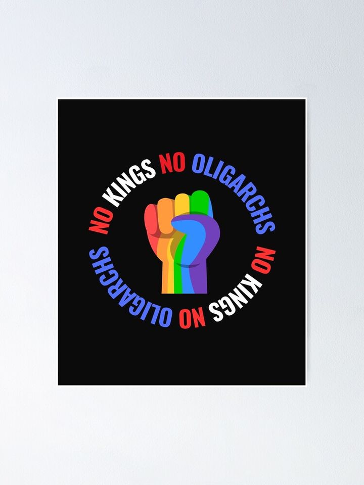 no kings no oligarchs Poster