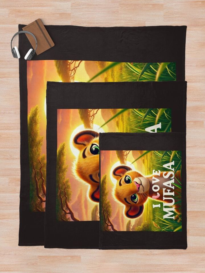 Mufasa The lion king Throw Blanket