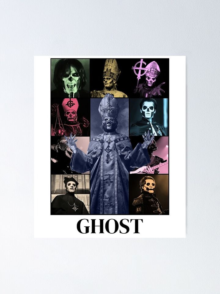 Papa V Perpetua Ghost Band Poster