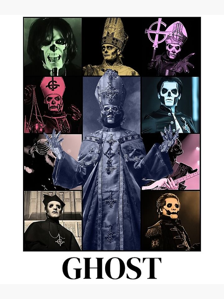 Papa V Perpetua Ghost Band Poster