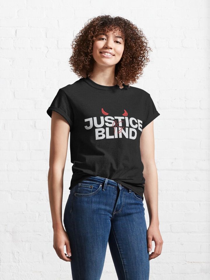 Justice Is Blind | Daredevil Born Again Minimalist Design Classic T-Shirt