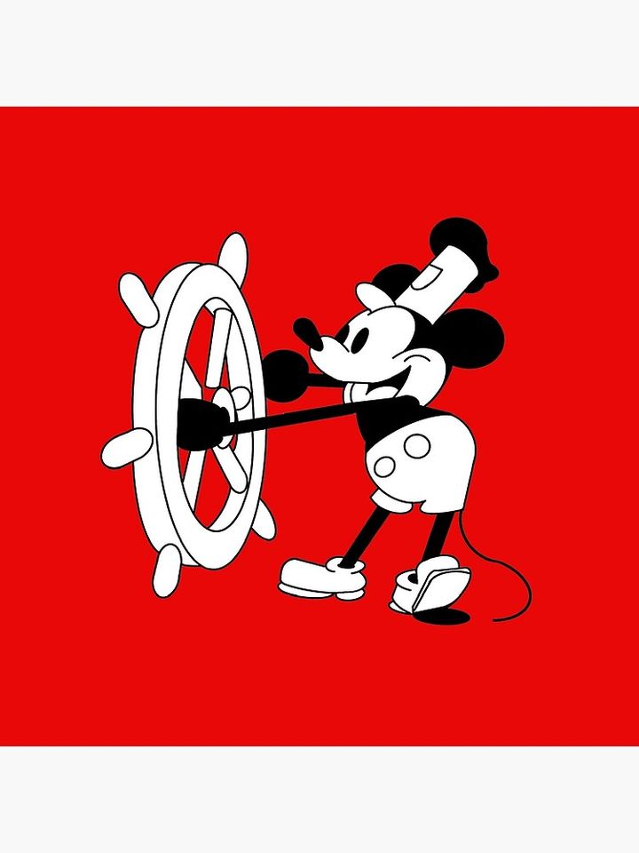 Steamboat Willie Pillow