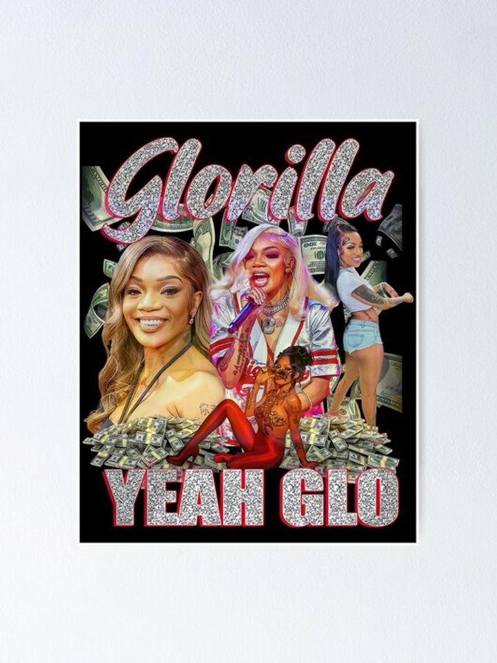Glorilla Big Glo Vintage Poster