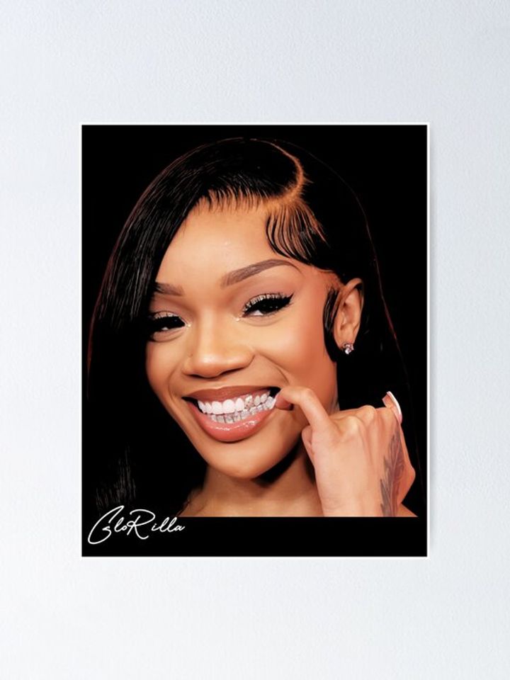 Glorilla Retro Poster