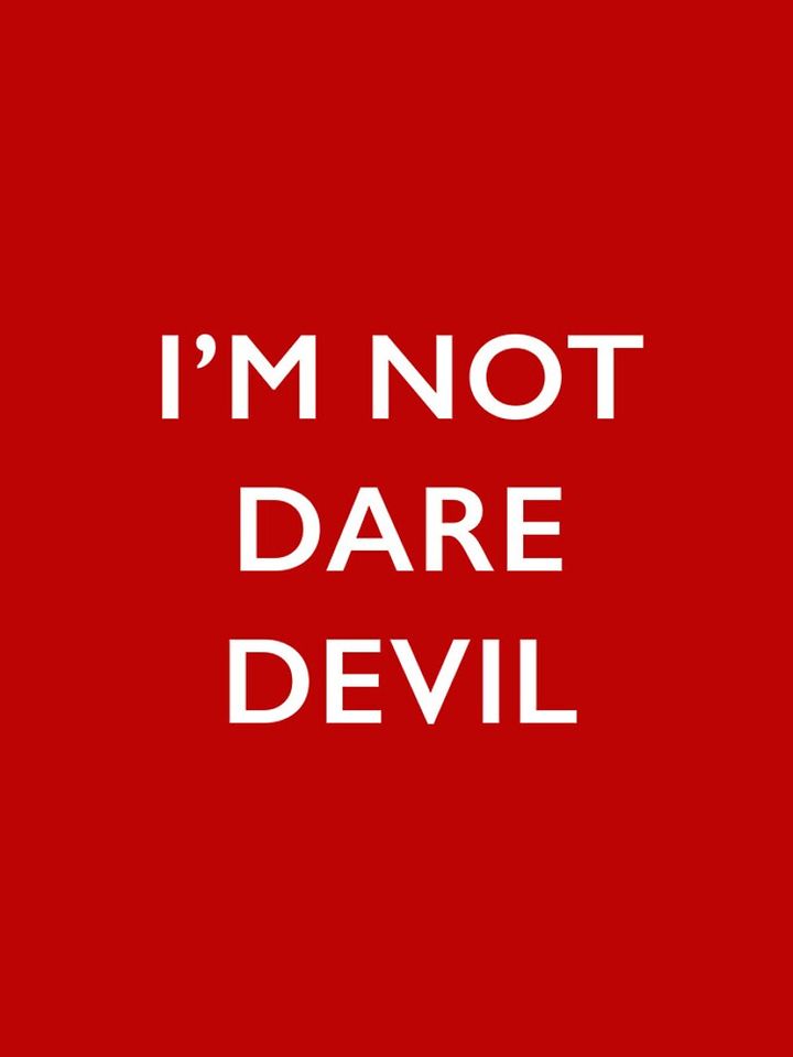 I'm not daredevil iPhone Case