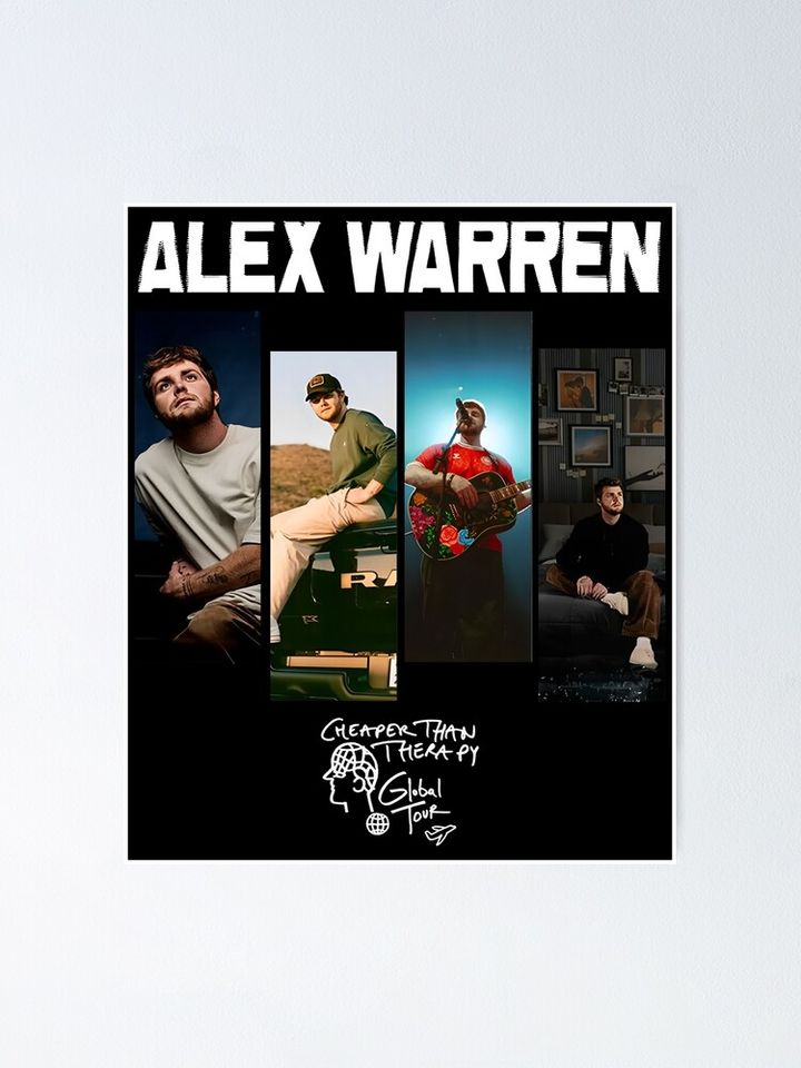 Alex Warren Poster – Modern Band Artwork