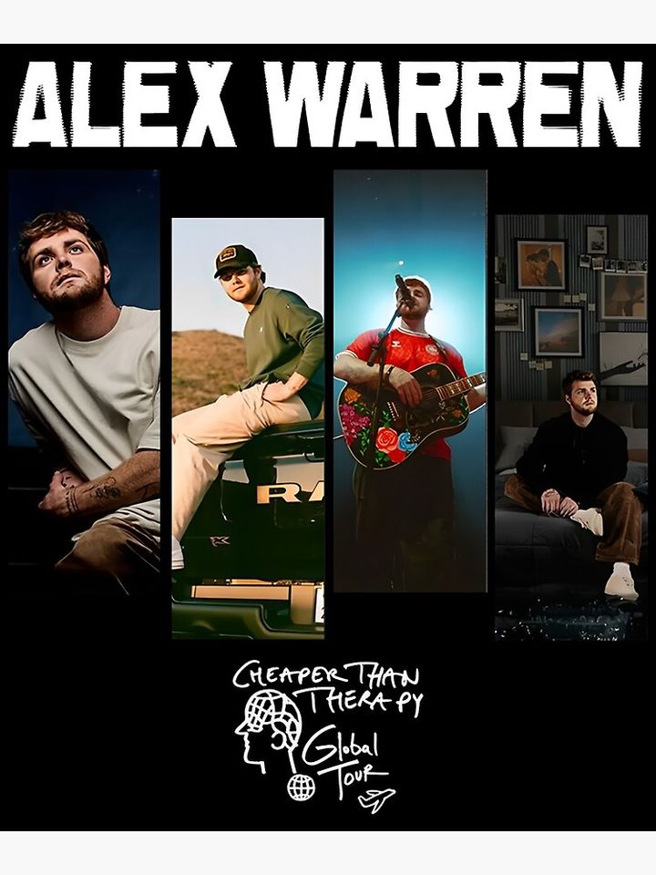Alex Warren Poster – Modern Band Artwork