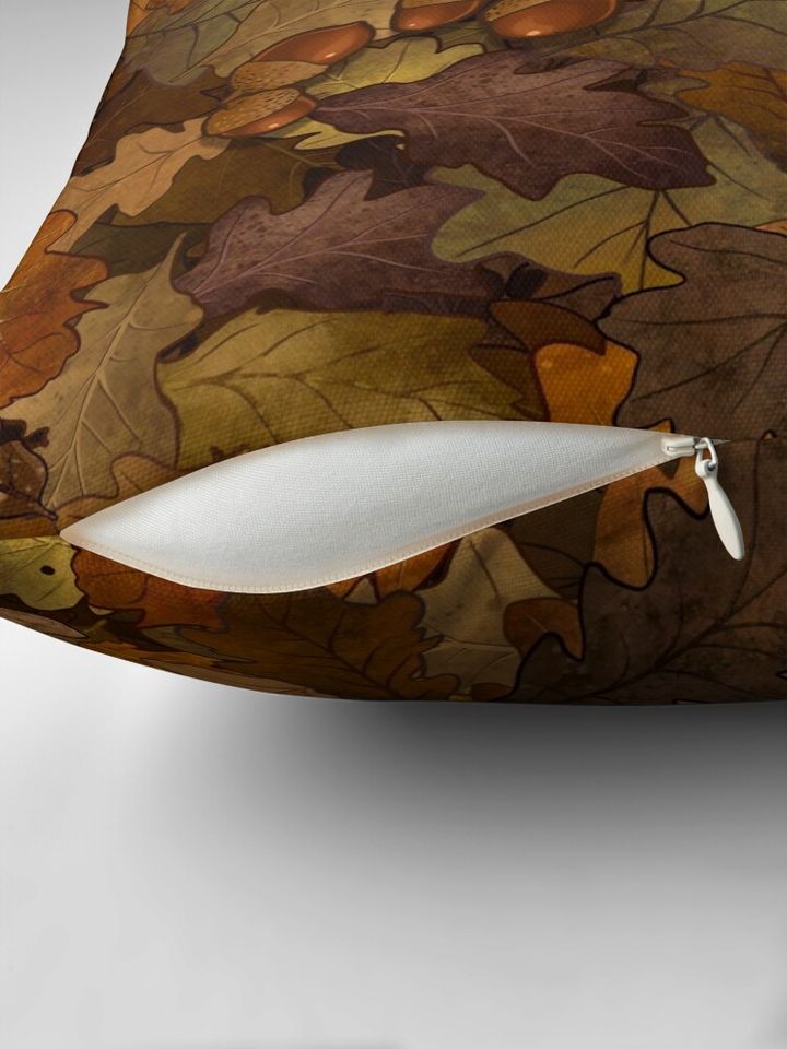 Oak leaves Pillow