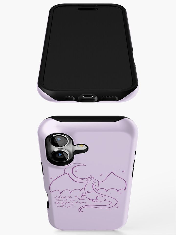 Fighting dragons with you  iPhone Case