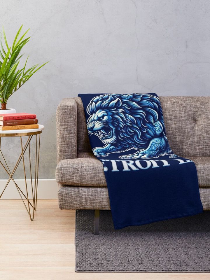 DETROIT LIONS Throw Blanket