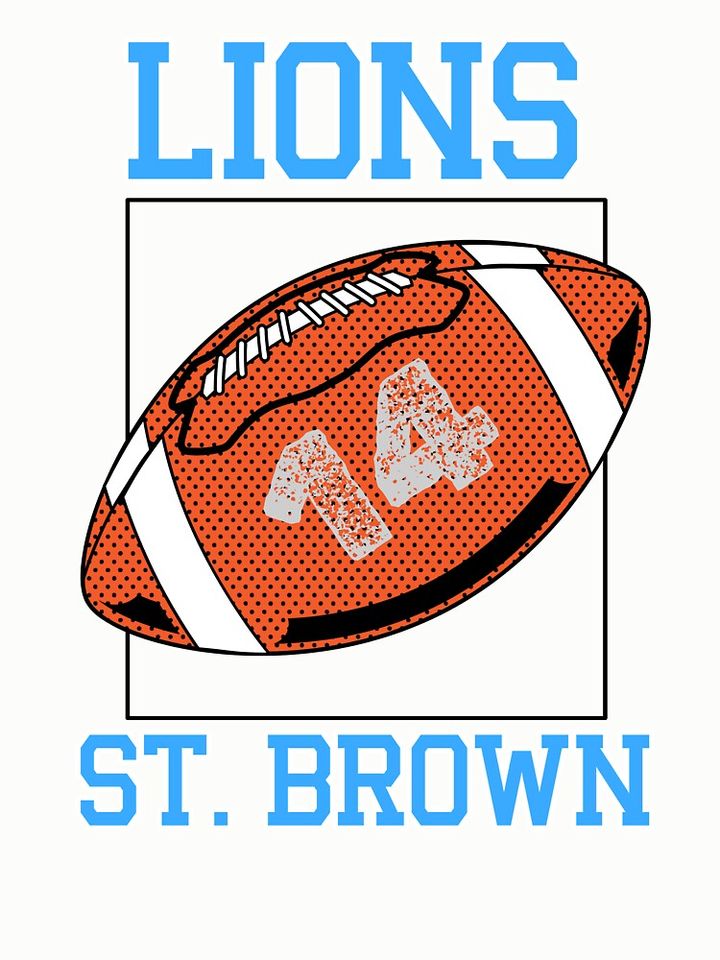 Detroit Lions St. Brown #14 t shirt Pullover Sweatshirt