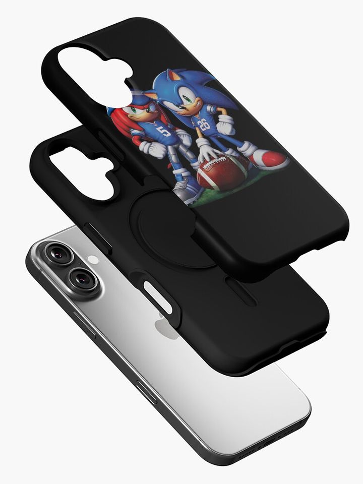 Sonic and Knuckles Detroit Football iPhone Case