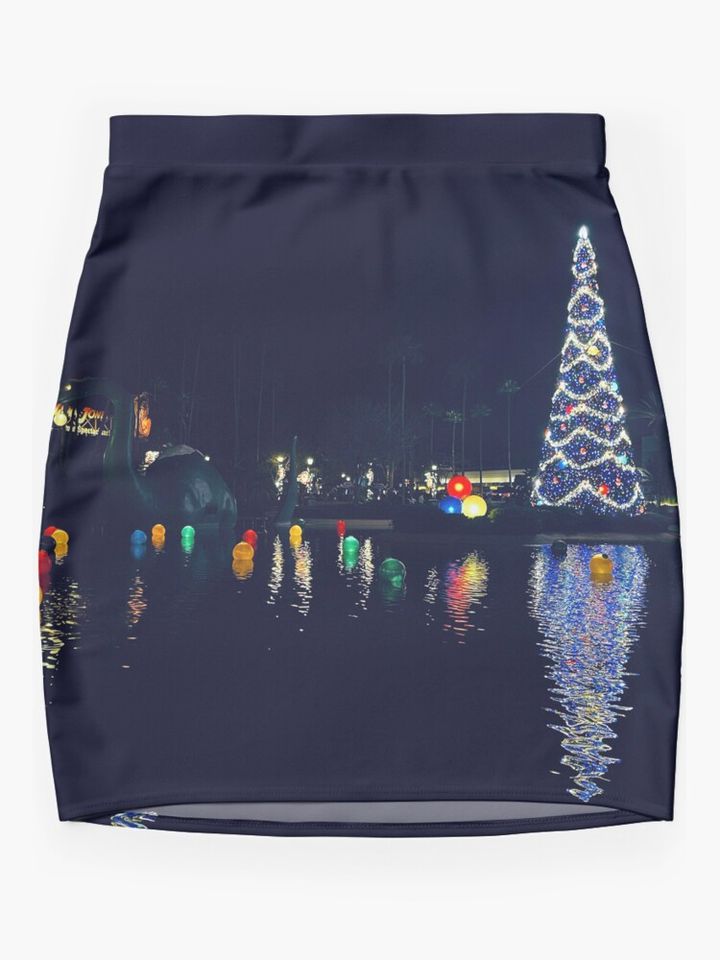 Echo Lake Christmas Mini Skirt