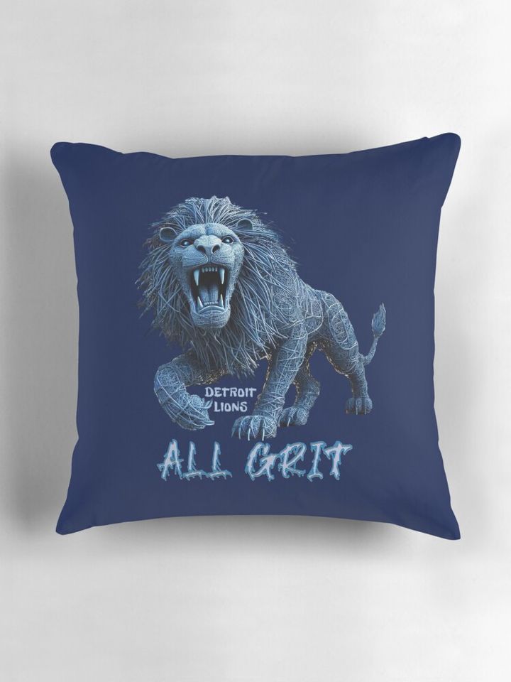 DETROIT LIONS ALL GRIT Pillow