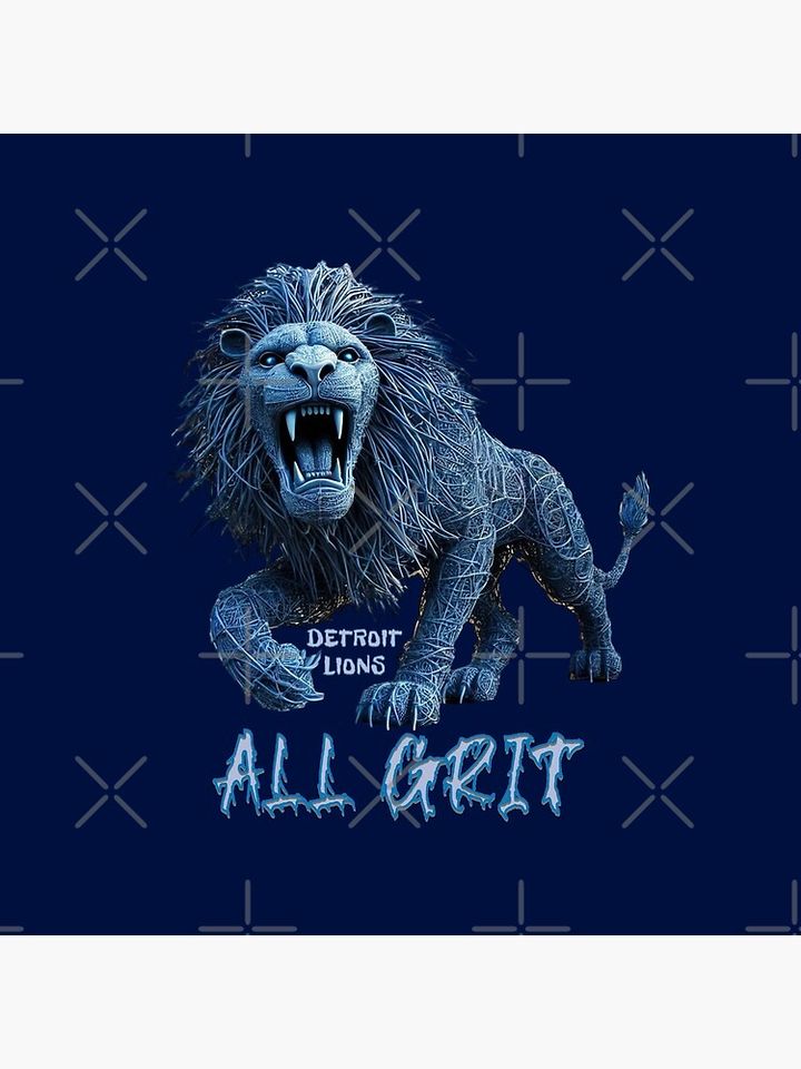 DETROIT LIONS ALL GRIT Pillow