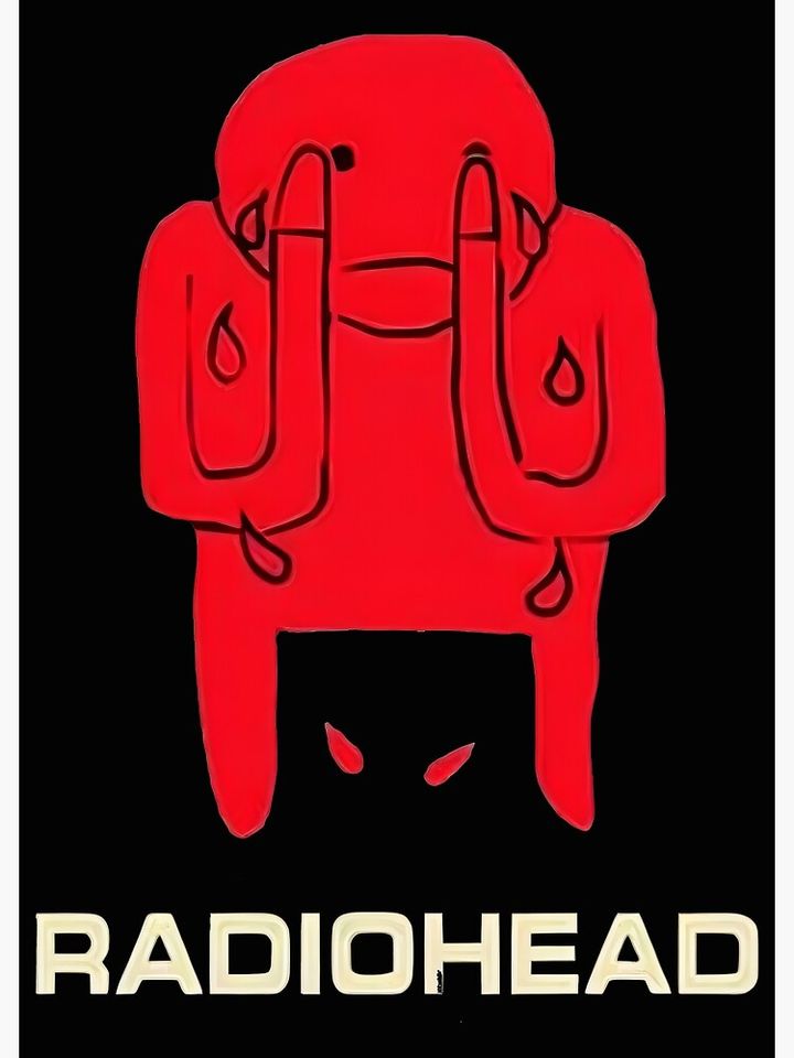 Radiohead Poster Vintage Album Inspired Wall Art