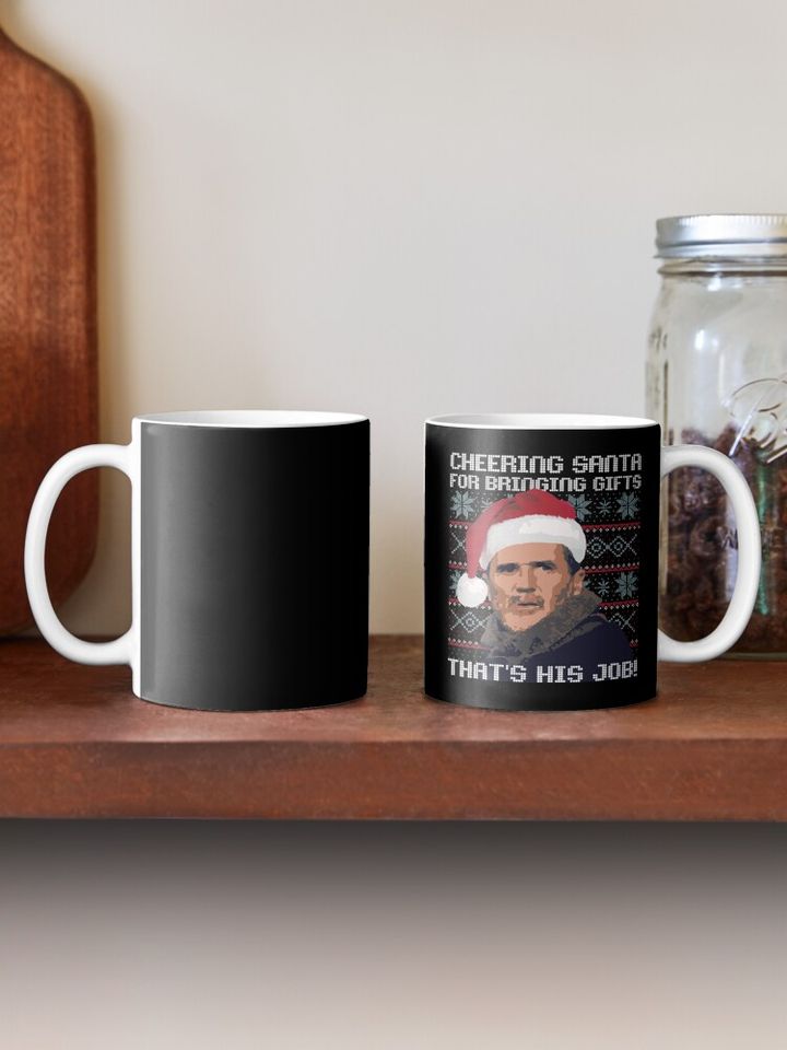 Roy Keane Snowflakes Christmas Coffee Mug