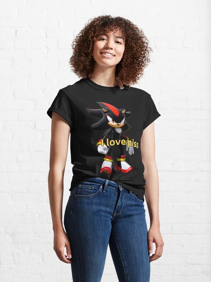 I love piss Shadow the Hedgehog Classic T-Shirt