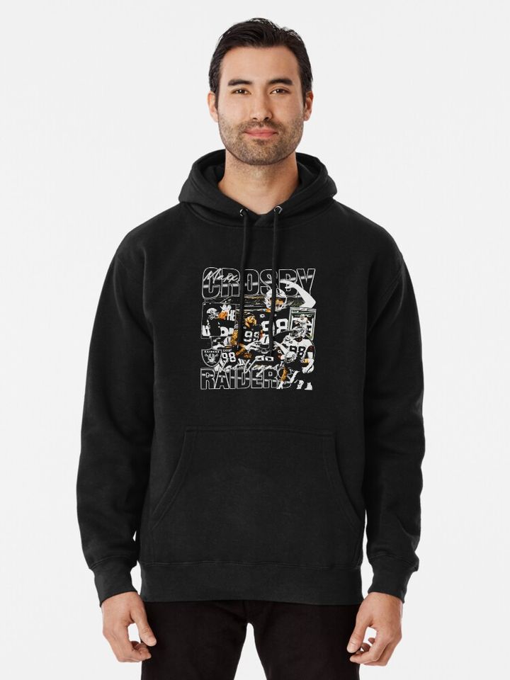 Maxx Crosby Vintage Bootleg Pullover Hoodie
